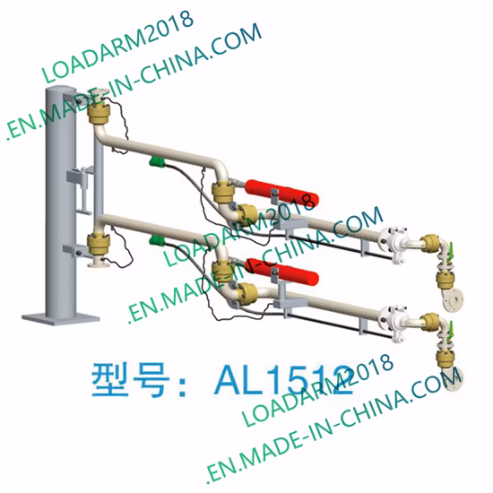 on Truck Loading Gantry ISO9001 LPG Top and Bottom Loading Arm