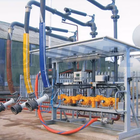 Fuel Oil Refined Diesel Aluminum Top and Bottom Truck Liquid Loading Arm for Movable Top Loading Skid-Mounted System