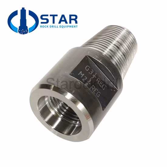 Box to Pin/Box Sub Adapter for DTH Drilling Tools 2-7/8 API, Reg