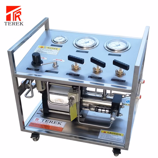 Terek Brand LPG Booster Pump Air Driven Argon Oxygen Gas Booster Pump